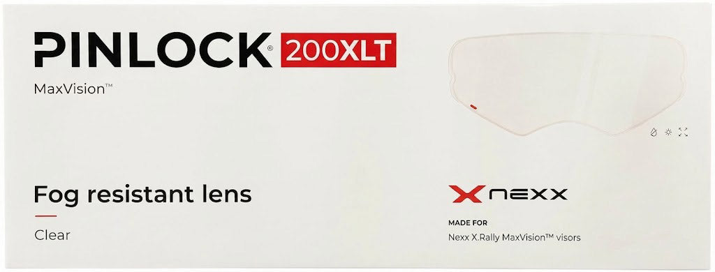 Nexx Pinlock 200XLT linssi X.Rally, kirkas