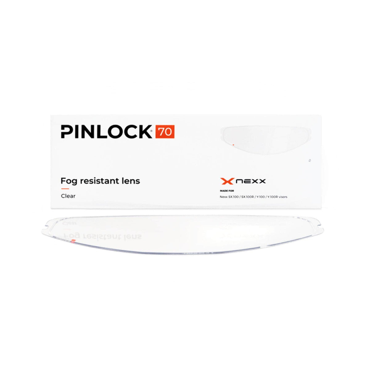 Nexx Pinlock 70 linssi Y.100R, kirkas