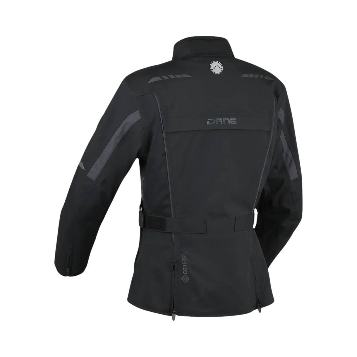 Dane Elling 2 naisten laminoitu gore-tex ajotakki, musta