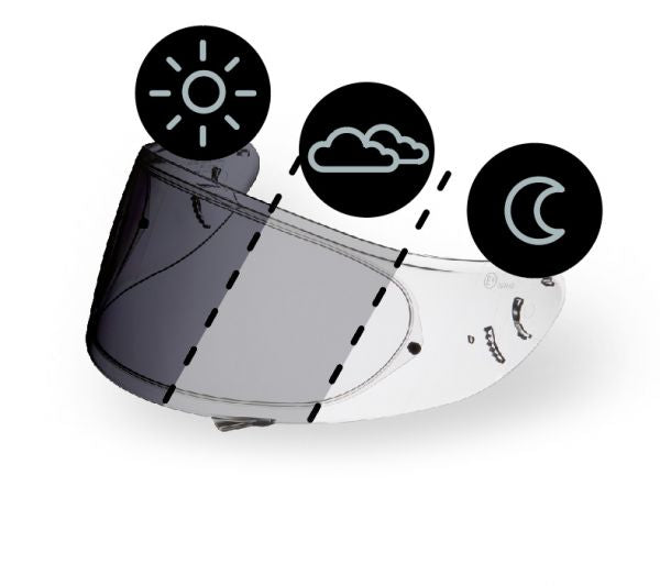 Shoei CWR-1 visiiri photochromic