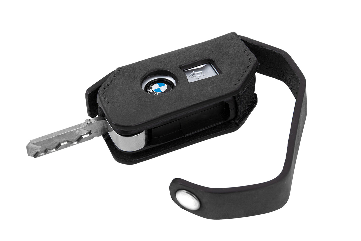Wunderlich nahkainen avainkotelo, BMW keyless, musta