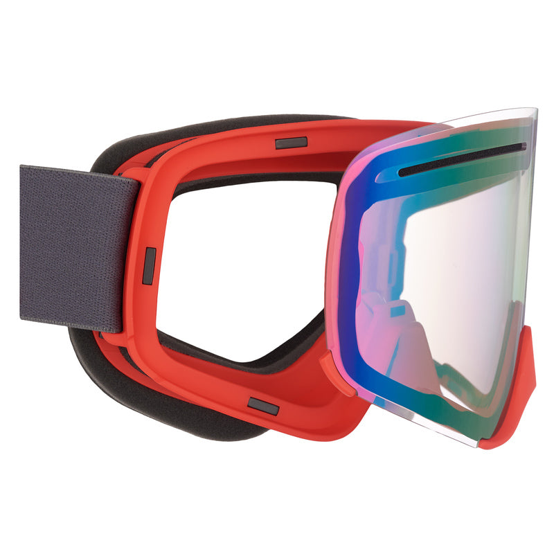 AMOQ Vision Vent+ Magnetic Ajolasit Harmaa-Punainen - Punainen Peili