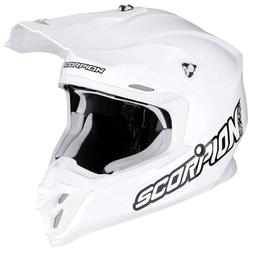 SCORPION VX-16 EVO AIR crossikypärä, Solid valkoinen XS