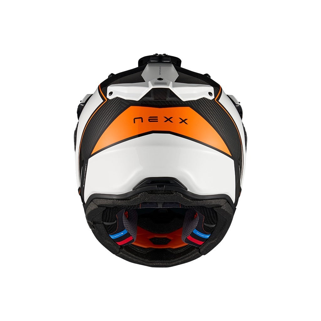 Nexx X.Rally Carbon Raid valkoinen/oranssi