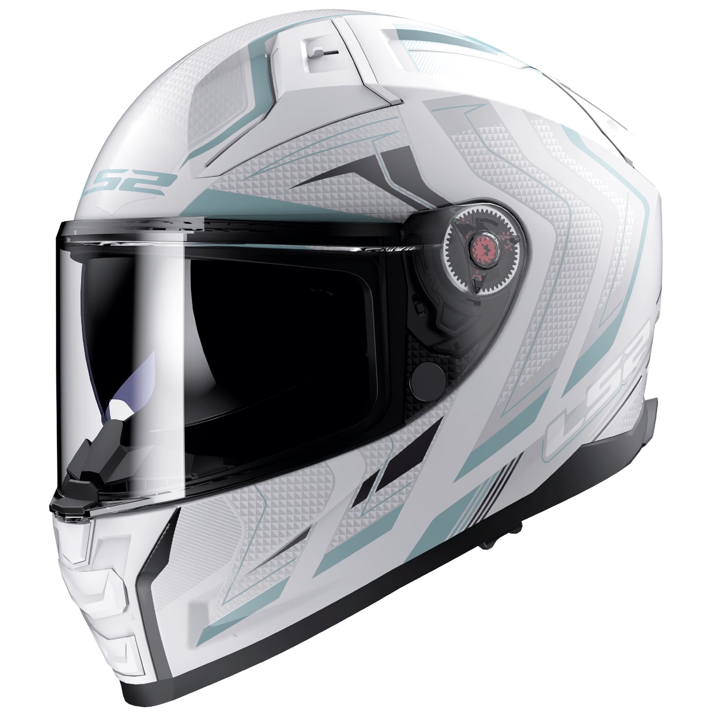 LS2 FF811 Vector II ALIZER M.WHITE SILVER