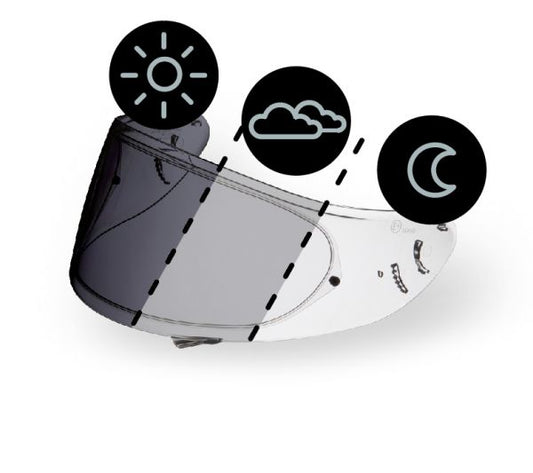 Shoei CWR-1 visiiri photochromic