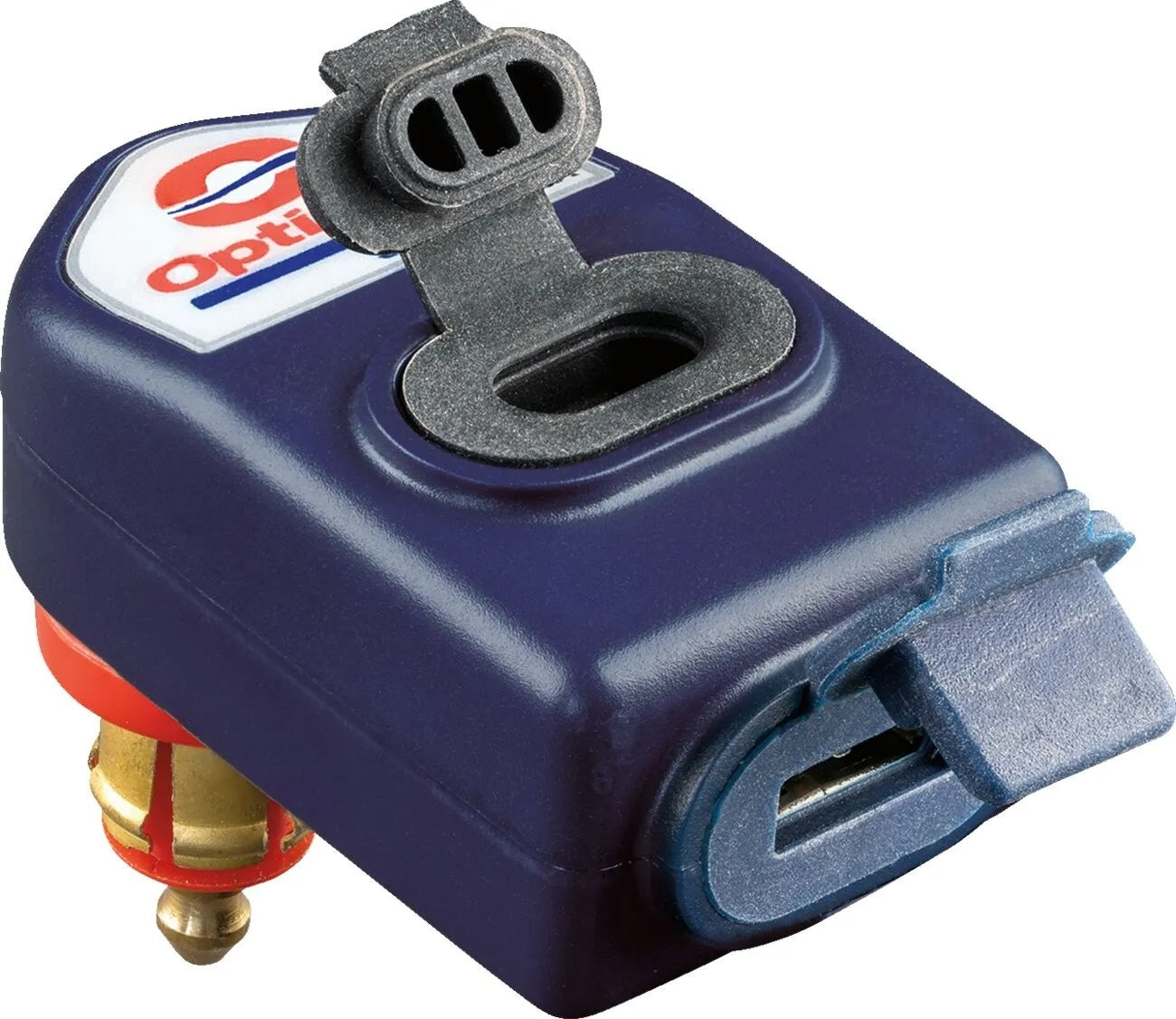 OptiMate double USB connector USB A + USB C kulmamalli