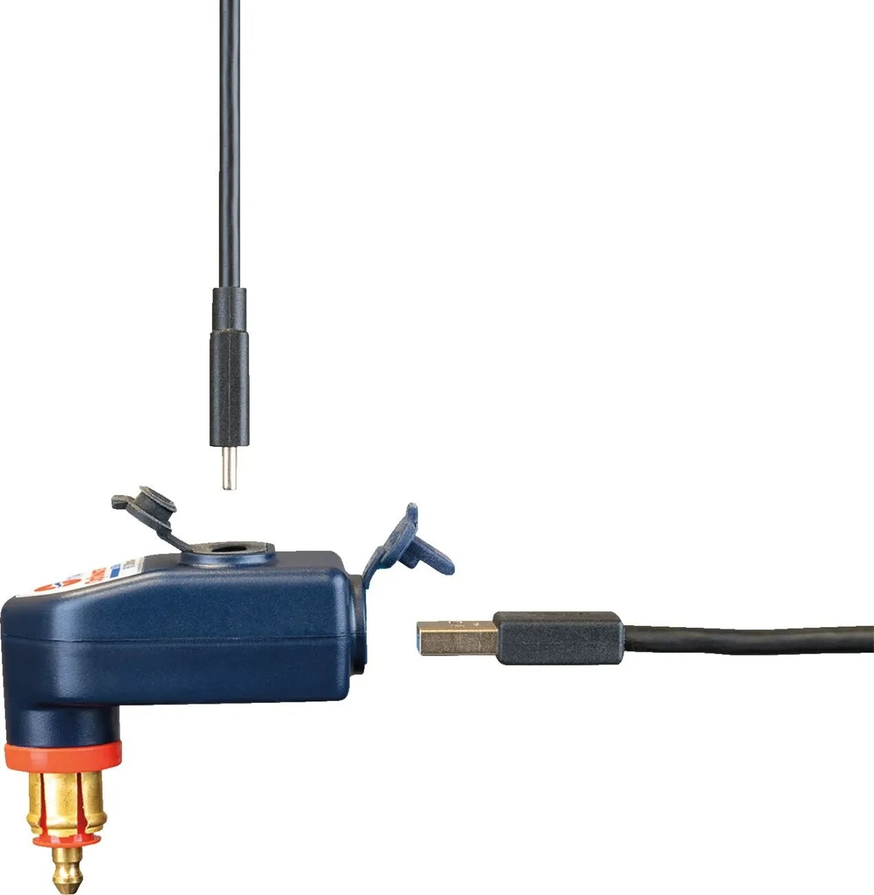 OptiMate double USB connector USB A + USB C kulmamalli