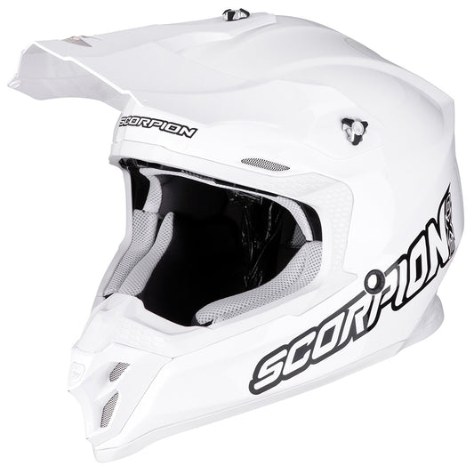 SCORPION VX-16 EVO AIR crossikypärä, Solid valkoinen XS