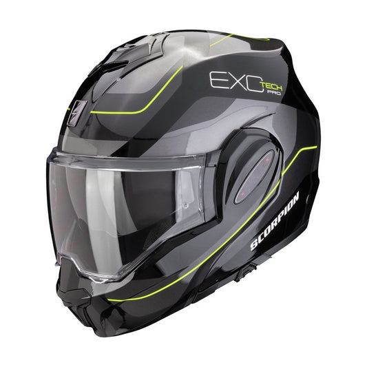 SCORPION Kypärä EXO-TECH EVO PRO Commuta musta/kelta