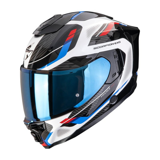 SCORPION EXO-1500 AIR SLEEK musta/punainen/sininen