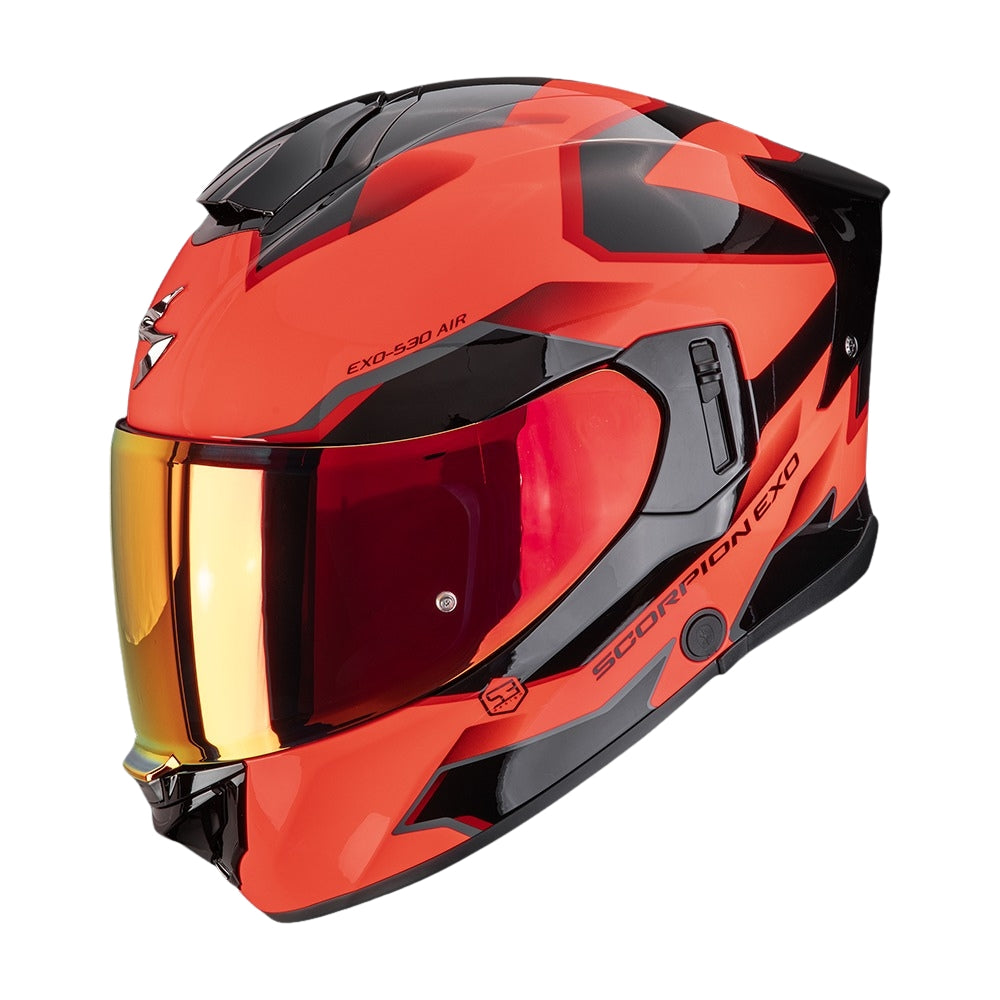 SCORPION EXO-530 AIR CLIP punainen/musta