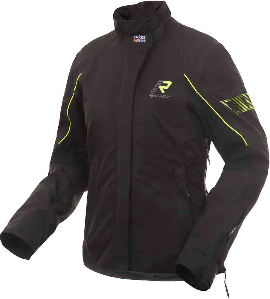 Rukka StretchDry Lady takki musta/keltainen