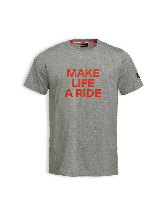 T-Shirt, Make Life a Ride, me, gr mel