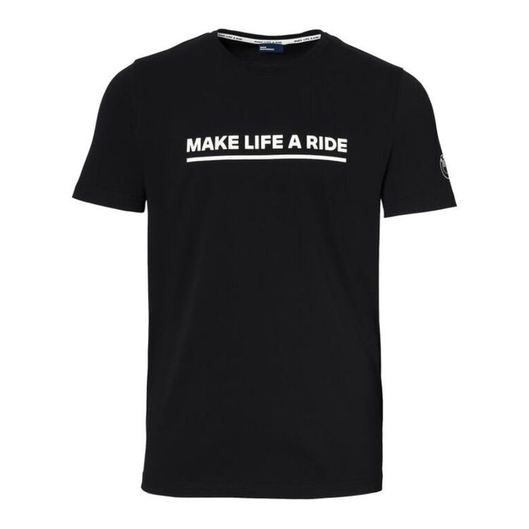 BMW MAKE LIFE A RIDE miesten T-paita, musta