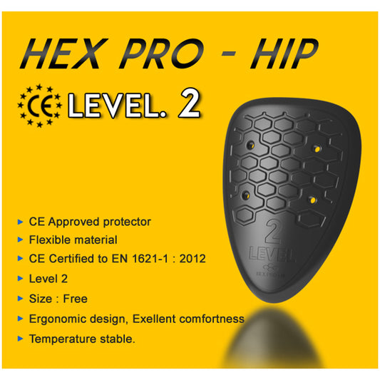 Sweep Hex-Pro lonkkasuoja ajohousuille, CE Taso 2