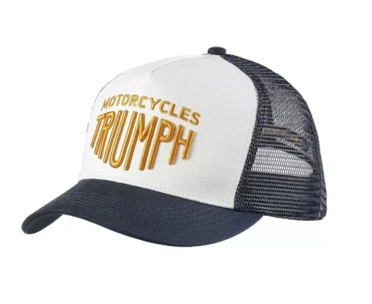 ELLIS TRUCKER CAP BONE / NAVY