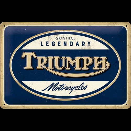 Triumph Legendary Motorcycles metallinen kyltti