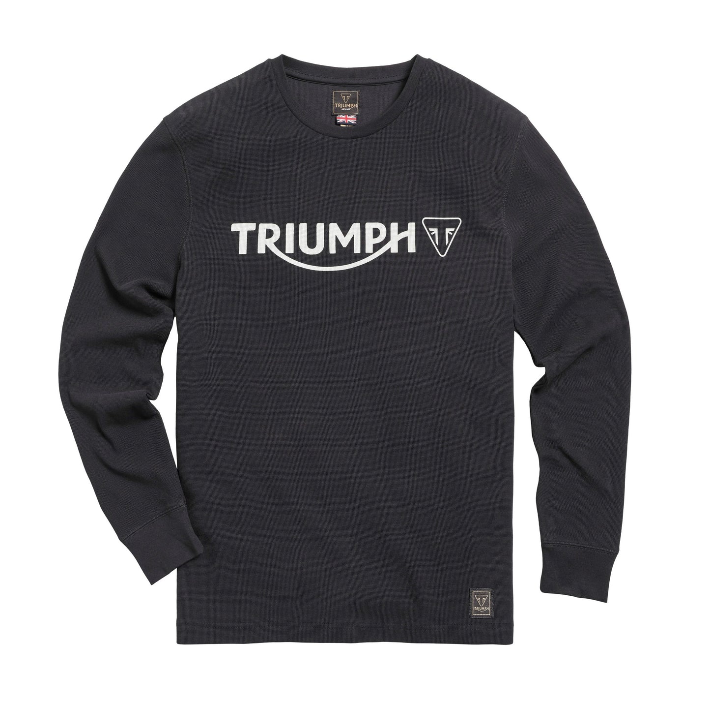 BETTMANN L/S WAFFLE BLACK T-SHIRT