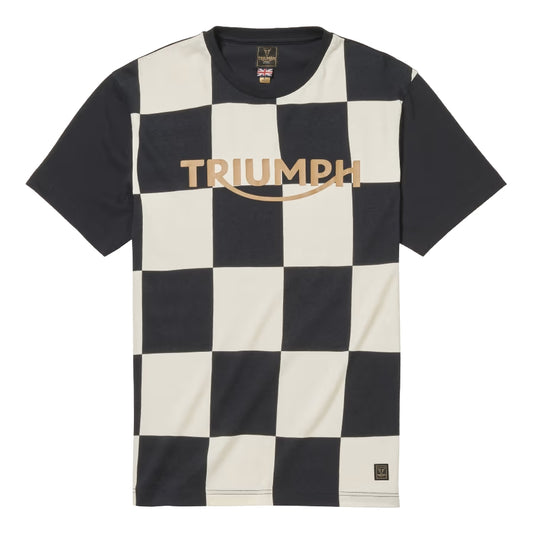 TRIUMPH CULLEN T-PAITA MUSTA VALKOINEN