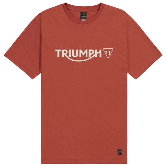 TRIUMPH CARTMEL T-PAITA RUOSTEENPUNAINEN