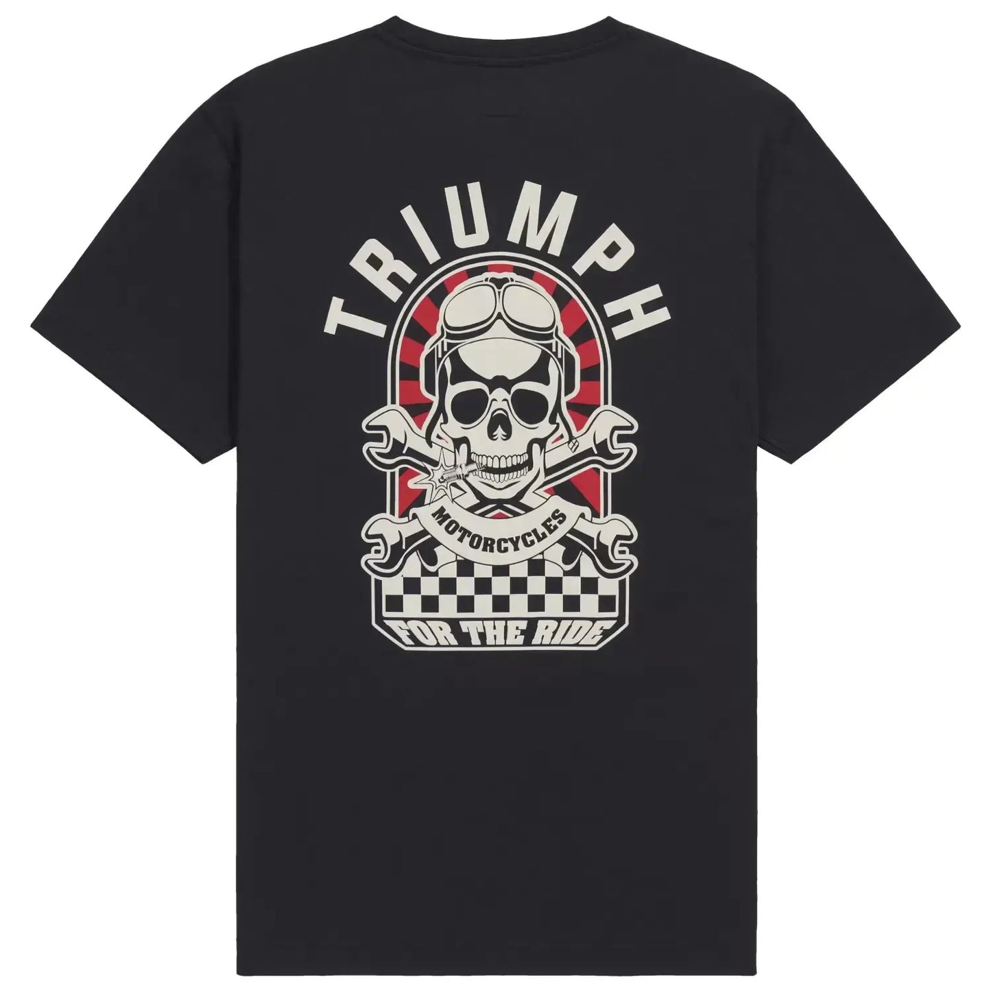 TRIUMPH HELLO MOTO T-PAITA MUSTA