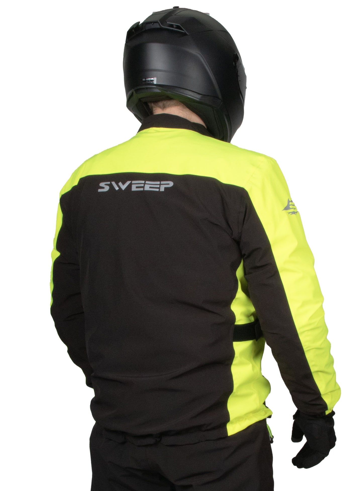 Sweep ProShell sadetakki, musta/keltainen